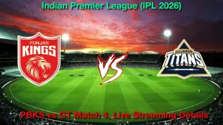 How to Watch PBKS vs GT IPL Match 4, Live Streaming and Telecast, Mar 31, 2026