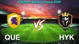 How to Watch QUE vs HYK PSL Match 5, Live Streaming and Telecast, Mar 29, 2026