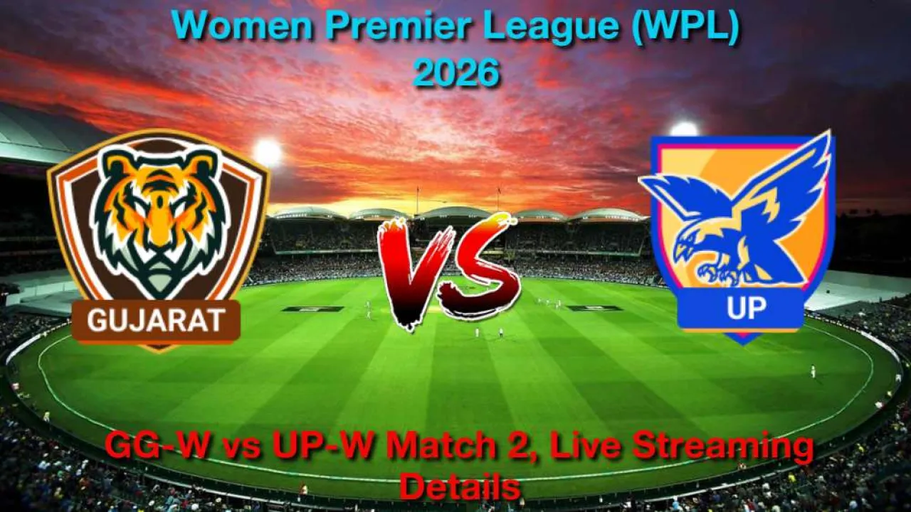 How to Watch UP-W vs GG-W Match 2, Live Streaming and Telecast, Jan 10, 2026 in Hindi