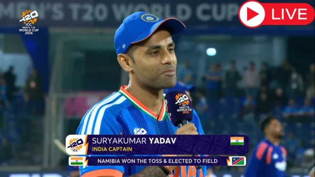 India vs Namibia Match Live Scorecard,