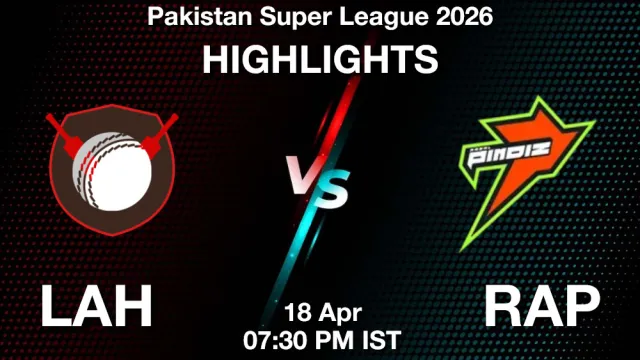 LAH vs RAP Match Highlights: PSL