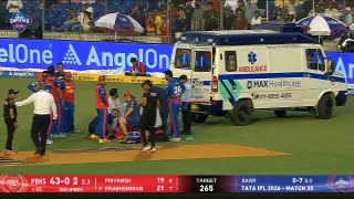 Lungi Ngidi Injured While Fielding, Leaves the Field in an Ambulance