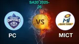 PC vs MICT Dream11 Team, Prediction: Who Will Win Today SA20 Match 22?