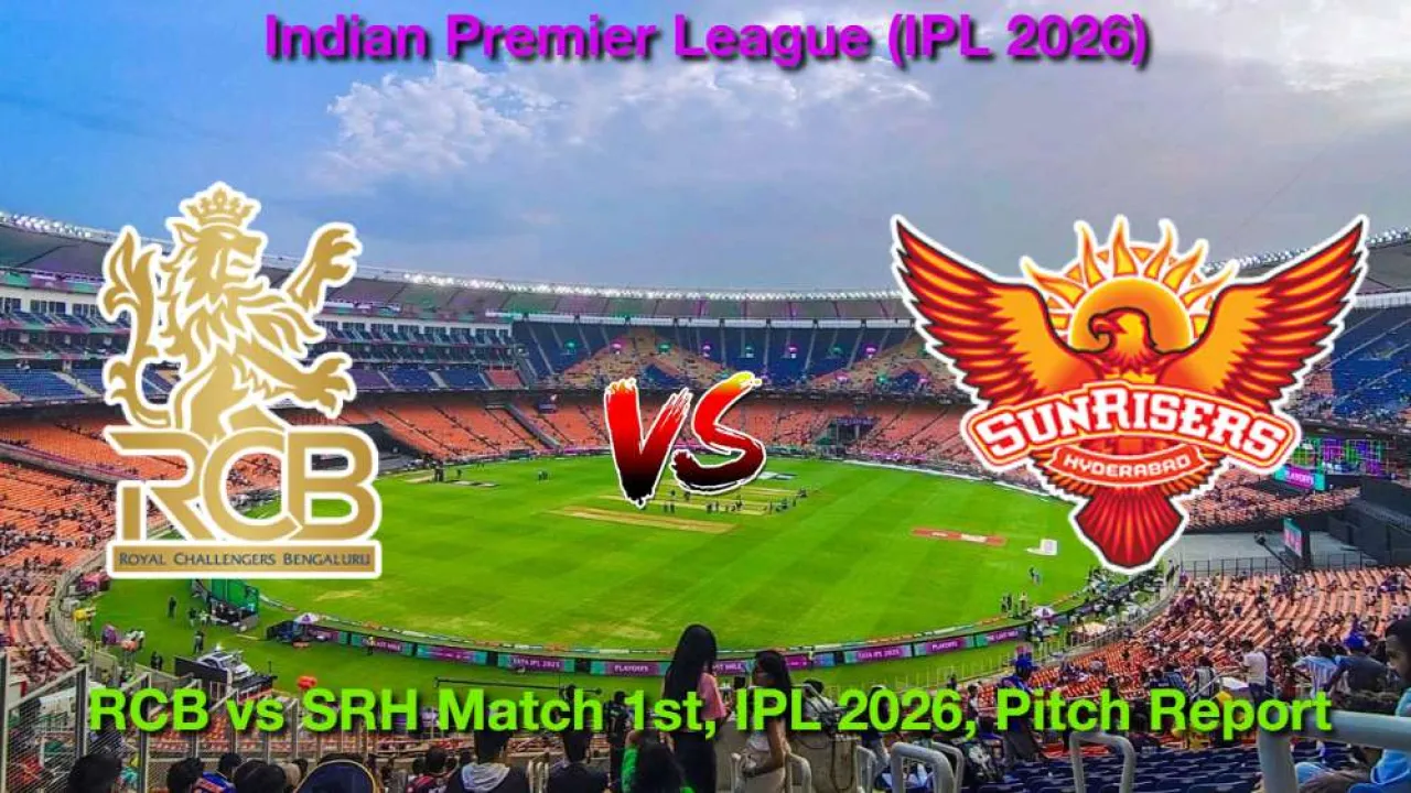 रॉयल चैलेंजर्स बैंगलोर बनाम सनराइजर्स हैदराबाद मैच 1, IPL 2026, पिच रिपोर्ट: एम चिन्नास्वामी स्टेडियम में पिच कैसी होगी
