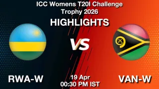 RWA-W vs VAN-W Match Highlights: ICC WT20 CT | Kigali City on 19-Apr-2026