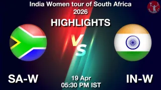 SA-W vs IN-W Match Highlights: IN-W vs SA-W | Durban on 19-Apr-2026