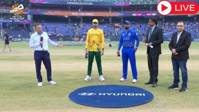 South Africa vs UAE Match Live