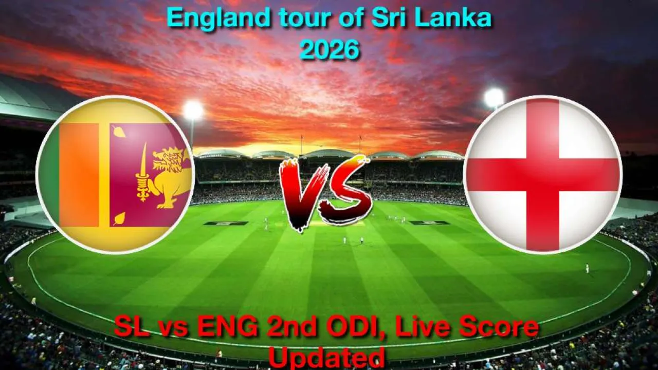 श्रीलंका बनाम इंग्लैंड लाइव स्कोरकार्ड, SL vs ENG 2nd ODI मैच