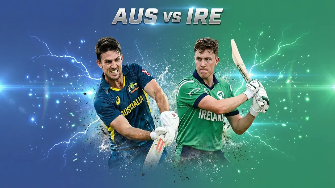 T20 वर्ल्ड कप 2026: AUS vs IRE Dream11 प्रेडिक्शन हिंदी में, 14वां T20 मैच