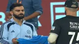 Virat Kohli gifted a signed jersey to Daryl Mitchell