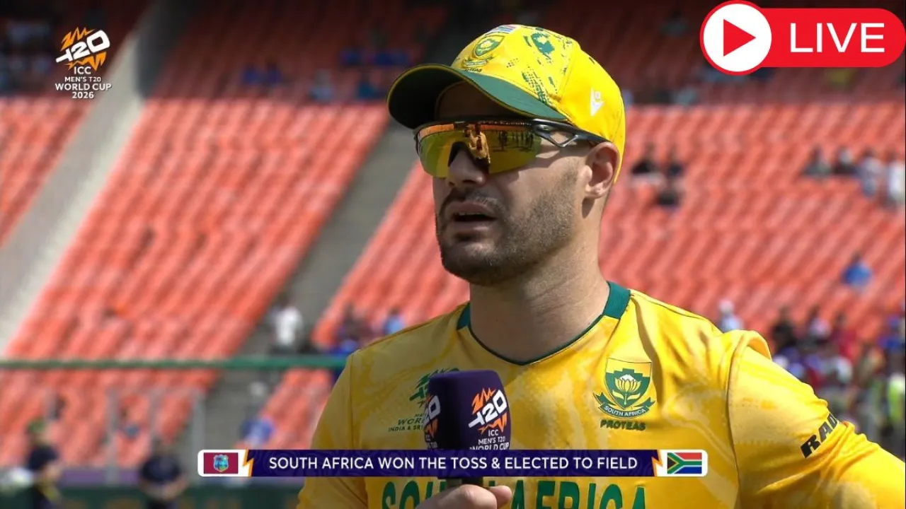 वेस्टइंडीज बनाम साउथ अफ्रीका मैच लाइव स्कोरकार्ड, WI vs SA स्कोर T20 WC