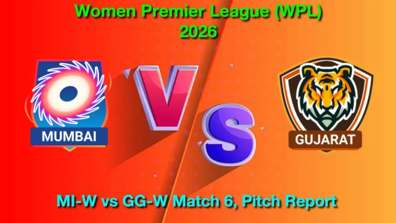 WPL 2026, Match 6: MI-W vs GG-W Pitch Report: How will the pitch be at DY Patil Stadium in Hindi