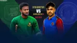 Afghanistan vs Bangladesh in UAE 2025