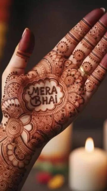 Apply beautiful mehndi on your Picture