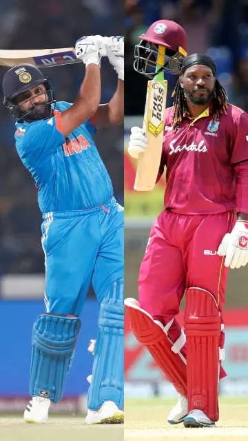 Batsmen with most sixes in Picture