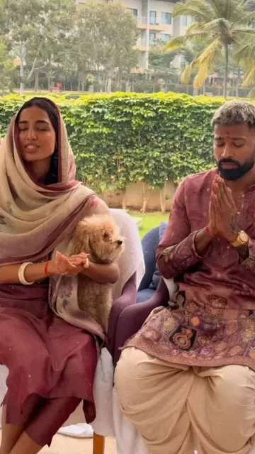 Hardik Pandya and Mahika Sharma Picture