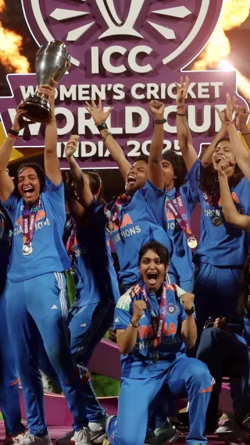 भारत ने महिला विश्व कप Picture
