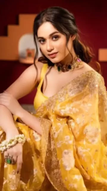 Jannat Zubair iconic saree looks Picture