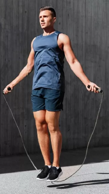 Jumping rope for 15 minutes Picture
