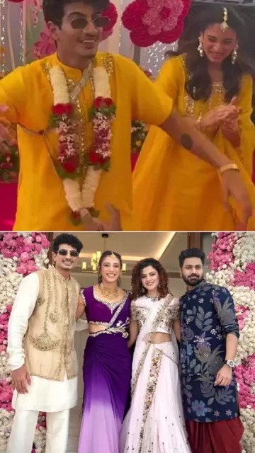 Smriti wore a wedding dress, Picture