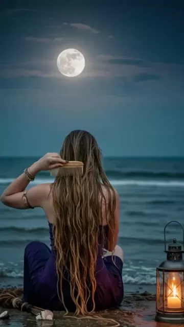The influence of moon on Picture