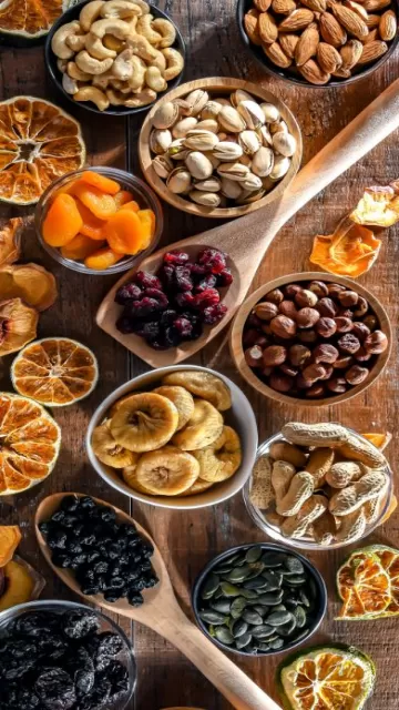 Top 5 Dry Fruits for Picture