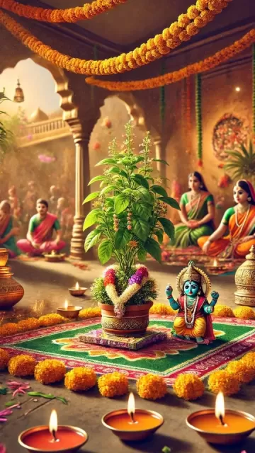 Tulsi Puja Day 2025: Performing Picture