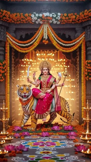 गुप्त नवरात्रि में माँ दुर्गा Picture