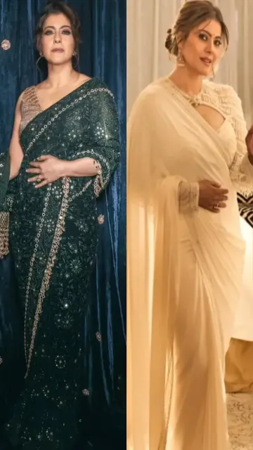 Kajol’s saree look brings festive Picture