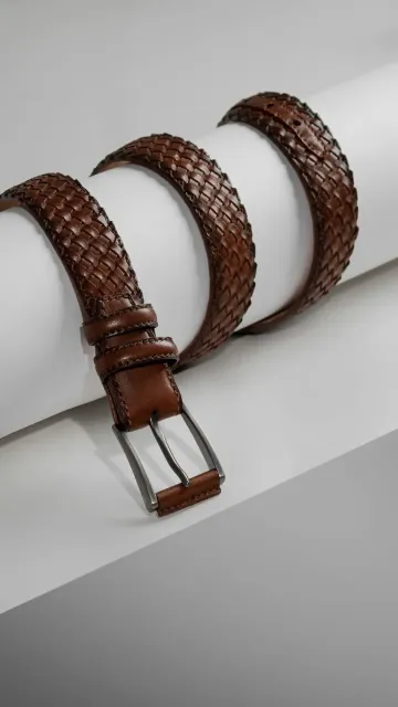 Men Genuine Leather Belt for Picture