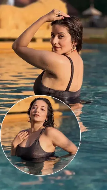 Monalisa Sets the Pool on Picture