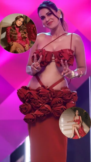 Nia Sharma Stuns in Red: Picture