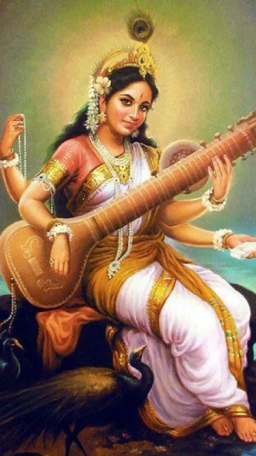 बसंत पंचमी पर मां सरस्वती Picture