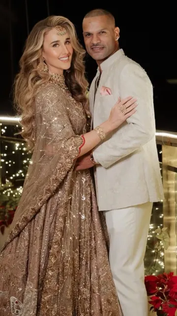 Shikhar Dhawan foreign bride looks Picture