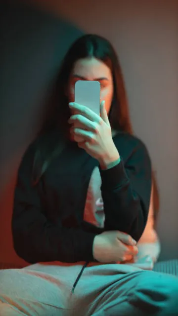 Staring At Your Phone Too Picture