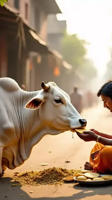 रोजाना पहली रोटी गाय को Picture