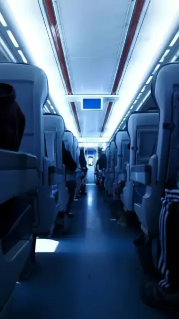 Why are airplane seats blue? Picture