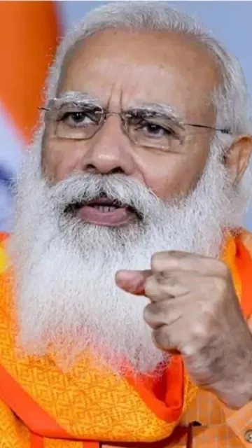 Why does PM Modi have Picture