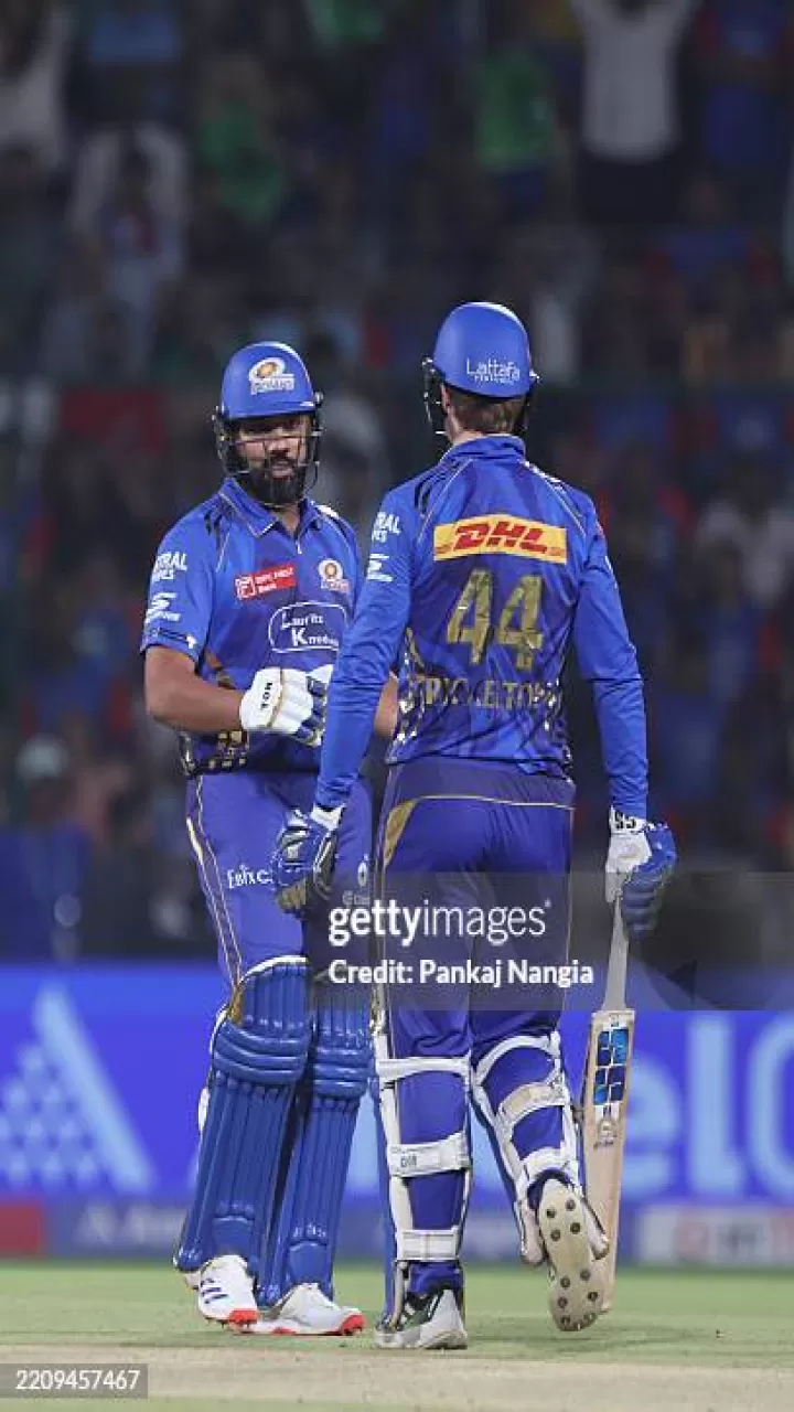 4. Ryan Reckelton And Rohit Sharma (Mumbai indians) - 381 Runs