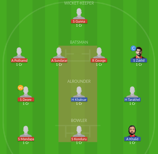 Dream11 SL Team