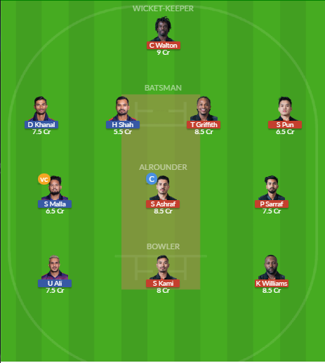 Dream11 SL Team